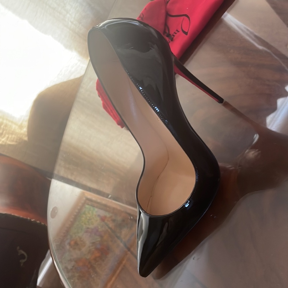 Louboutin So Kate 120 patent pumps